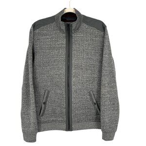 Ted Baker London Whooty Gray Full-Zip Knit Jacket Size 5 XL